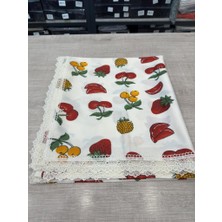 Tutuya Textil Leke Tutmaz 160X160 cm Renkli Desenli Sofra Bezi, Piknik Örtüsü, Masa Örtüsü