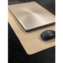 MAT DERİ Mouse Pad Hakiki Deri Masa Matı 35 x 60 cm Oyuncu Mousepad Laptop Altlığı Ofis Aksesuar