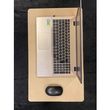 MAT DERİ Mouse Pad Hakiki Deri Masa Matı 35 x 60 cm Oyuncu Mousepad Laptop Altlığı Ofis Aksesuar