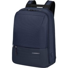 Samsonite Düz KH8-41-003 17.3 Stackd Bız Notebook Sırt Çantası Mavi 17 Inç Mavi Sırt Çantası Tekstil Günlük