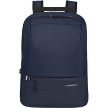 Samsonite Düz KH8-41-003 17.3 Stackd Bız Notebook Sırt Çantası Mavi 17 Inç Mavi Sırt Çantası Tekstil Günlük