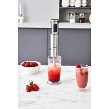 Karaca 220 - 240 V Inox Quick Mix Hız Ayarlı 1300W El Blender Set 9616B Plastik Plastik 1200 Watt +