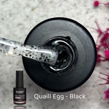 Roniki Kalıcı Oje Quail Egg - Siyah Parçacıklı 10ml