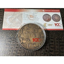 Darphane Türkiye Cumhuriyeti'nin 100.YILI Bronz Hatıra Parası "türkiye Yüz Yılı"