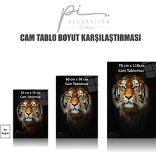 Binlerce Tablo Çiçek Cam Tablo | Hediyelik, Dekoratif, Ofis, Mutfak