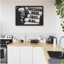 Elf Reklam Cem Karaca Işçisin Sen Işçi Kal Mdf Tablo