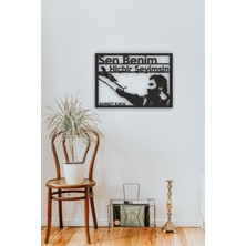 Elf Reklam Ahmet Kaya Sen Benim Hiçbir Şeyimsin Mdf Tablo