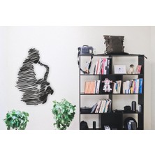 Elf Reklam Saksafon Ahşap Mdf Lazer Kesim Tablo
