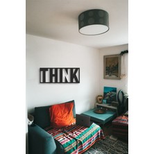 Elf Reklam Thınk Tablo Ahşap Mdf Lazer Kesim