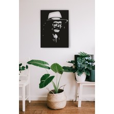 Elf Reklam Cem Karaca Tablo Ahşap Mdf Lazer Kesim