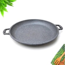 Kitchenboost Granit 36 cm Çok Amaçlı Kızarma Tavası - Sac Kavurma Tavası