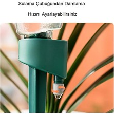 Yenilzd Otomatik Ayarlı 3 Adet Sulama Saksı Çiçek Su Damlatıcı Zamanlama Sulama Kabı 3 Adet
