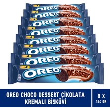 Oreo Choco Dessert Çikolata Kremalı Bisküvi 154 gr - 8 Adet