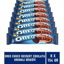 Oreo Choco Dessert Çikolata Kremalı Bisküvi 154 gr - 8 Adet