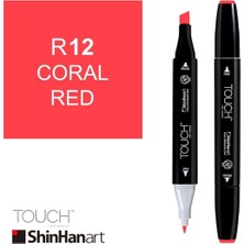 Shinhan Art Art Touch Twin Marker R12 Coral Red