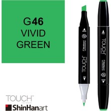 Shinhan Art Art Touch Twin Marker G46 Vivid Green