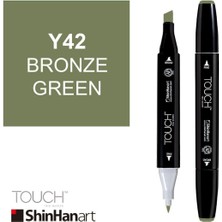 Shinhan Art Art Touch Twin Marker Y42 Bronze Green