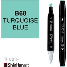 Shinhan Art Art Touch Twin Marker B68 Turquoise Blue