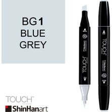 Shinhan Art Art Touch Twin Marker Bg1 Blue Grey