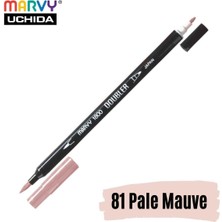Marvy Artist Brush Pen 1800 Çift Taraflı Firça Uçlu Kalem 81 Pale Mauve