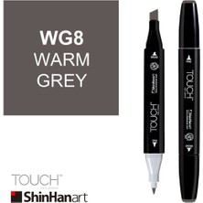 Shinhan Art Art Touch Twin Marker Wg8 Warm Grey