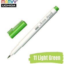 Marvy Artist Brush Pen 1100 Firça Uçlu Kalem 11 Light Green