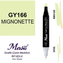 Masis Twin Çift Uçlu Marker Kalemi 166 Mignonette