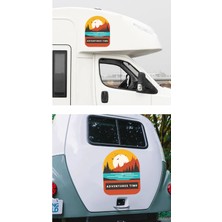 Sticker Usta Dağ Orman Doğa Kamp 4x4 Offroad Araba Oto Karavan Sticker 00115