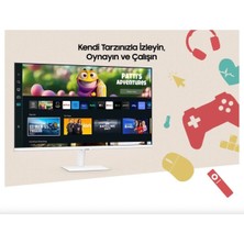 Samsung 4K Ultra HD HDR10 Monitör 109 Ekran 43" Wi-Fi Bağlantı Smart  Slim Monitör- TV