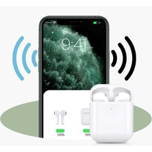 Wiwu Bluetooth Kulaklık Wiwu Airbuds Se Type-C Şarj Portlu Kulakiçi Tasarım Beyaz