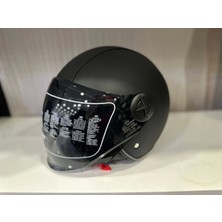 MTS Kask Mts FX-101 Deri Kaplama Siyah Çenesiz