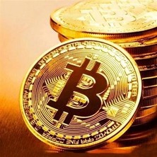 Etexy Buffer Bitcoin Madeni Hatıra Parası Madeni Bitcoin Hediye Sikke Para