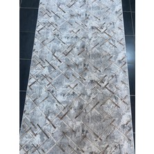 Merinos Kaymaz Taban Yıkanabilir Kesme Yolluk Gri