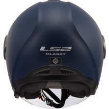 Ls2 Classy Mat Navy Mavi Kask L