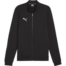Puma Teamgoal Casual Tracktop Erkek Futbol Antrenman Ceketi 65877603 Siyah
