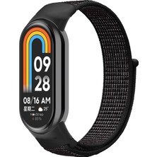 NovStrap Xiaomi Mi Band 8 Mi Band 9 ile Uyumlu Kordon Hasır Spor Dokuma Kumaş Kordon Kayış