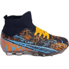 Lion Super Mercury Bilekli Çoraplı Krampon Futbol Ayakkabısı LİON-571-KR