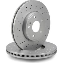 Bosch Mercedes W176 Kasa A160 Ön Fren Disk Takımı (Delikli) A2464212512