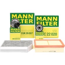 Mann Mercedes W176 Kasa A180 Dizel Periyodik Bakım Filtre Seti A6070901352-A2468300018-A6071840225-A6510940204