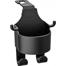 Mega Oto Market Koltuk Arkası Organizer Bardaklık Siyah Çok Fonksiyonlu