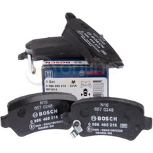 Bosch Opel Astra H Arka Teker Diskli Fren Balata Takımı 1605995-1605122
