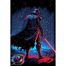512 Art Design Darth Vade  Çerçevesiz Tasarım Poster 8k