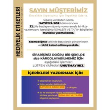 Letbil Reklam Çiçek Desenli Etiket Modeli, Düğün Hediyelik Etiket 4cm - 60 Adet Opak Sticker