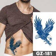 Tattoo 1 Ay Kalıcı Gerçekci Kartal Geçici Dövme Tattoo GZ-181