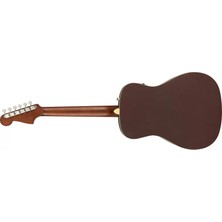 Fender Malibu Player Burgundy Satin Elektro Akustik Gitar