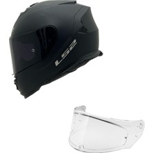 LS2 Storm 2 Mat Siyah Kask Siyah Cam