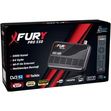 Fury Çanaklı Çanaksız Wi-Fi Dahil Full Hd Sınırsız Internet Tv Uydu Alıcı