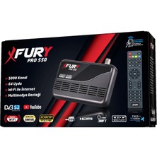 Fury Çanaklı Çanaksız Wi-Fi Dahil Full Hd Sınırsız Internet Tv Uydu Alıcı