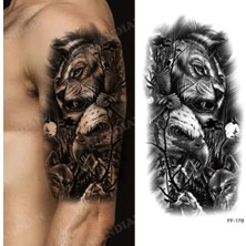 Tattoo Gerçekçi Vahşi Yaşam Doga Kaplan Kartal Geçici Dövme Tattoo FF-178