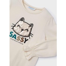Mayoral Kız Çocuk Kolları Büzgülü Sweatshirt